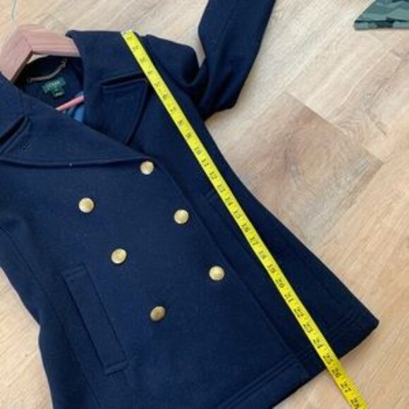 J.Crew navy wool pea coat - Picture 6 of 6